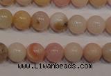 COP1002 15.5 inches 6mm round natural pink opal gemstone beads