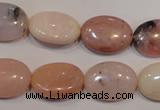 COP1024 15.5 inches 13*18mm oval natural pink opal gemstone beads