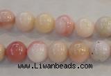 COP1062 15.5 inches 10mm round natural pink opal gemstone beads