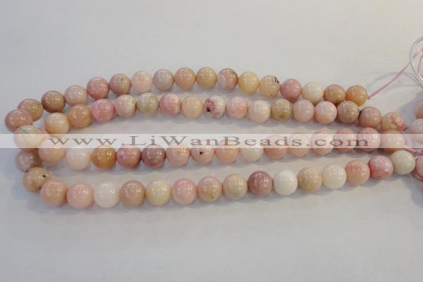 COP1063 15.5 inches 12mm round natural pink opal gemstone beads