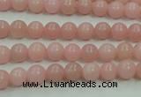 COP1211 15.5 inches 6mm round Chinese pink opal gemstone beads