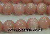 COP1214 15.5 inches 12mm round Chinese pink opal gemstone beads