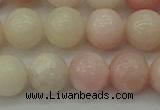 COP1227 15.5 inches 8mm round Chinese pink opal beads wholesale