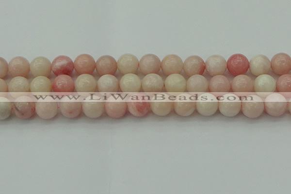 COP1228 15.5 inches 10mm round Chinese pink opal beads wholesale