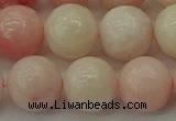 COP1229 15.5 inches 12mm round Chinese pink opal beads wholesale