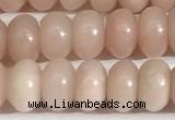 COP1238 15.5 inches 5*8mm rondelle Chinese pink opal beads