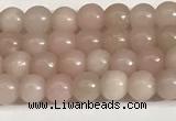 COP1240 15.5 inches 4mm round Chinese pink opal beads