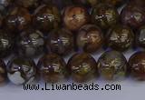 COP1372 15.5 inches 8mm round fire lace opal beads wholesale