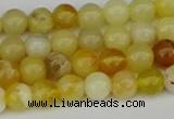 COP1426 15.5 inches 6mm round yellow opal beads wholesale