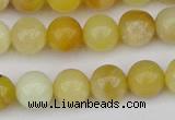 COP1427 15.5 inches 8mm round yellow opal beads wholesale