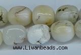 COP1485 15.5 inches 10*14mm - 12*16mm nuggets grey opal beads