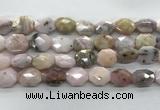 COP1495 12*16mm - 13*18mm faceted octagonal natural pink opal beads