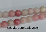 COP152 15.5 inches 8mm round pink opal gemstone beads wholesale