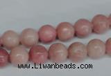 COP153 15.5 inches 10mm round pink opal gemstone beads wholesale