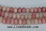 COP158 15.5 inches 4*6mm rondelle pink opal gemstone beads wholesale