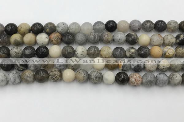 COP1601 15.5 inches 6mm round moss opal beads wholesale