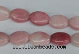 COP167 15.5 inches 15*20mm oval pink opal gemstone beads wholesale