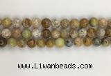 COP1672 15.5 inches 10mm round yellow opal gemstone beads