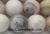 COP1705 15.5 inches 12mm round natural pink opal gemstone beads