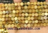 COP1759 15.5 inches 6mm round yellow opal beads wholesale