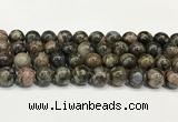 COP1804 15.5 inches 12mm round grey opal beads wholesale