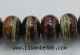 COP205 15.5 inches 12*18mm rondelle natural brown opal gemstone beads