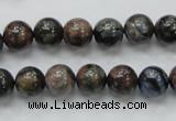 COP266 15.5 inches 10mm round natural grey opal gemstone beads