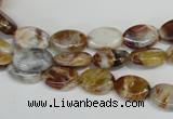 COP314 15.5 inches 8*12mm oval brandy opal gemstone beads wholesale