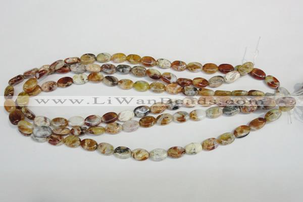 COP314 15.5 inches 8*12mm oval brandy opal gemstone beads wholesale