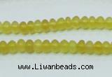 COP350 15.5 inches 4*6mm rondelle yellow opal gemstone beads wholesale