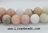 COP44 10mm smooth round natural pink opal beads Wholesale