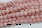 COP51 15.5 inches 5mm round natural pink opal gemstone beads