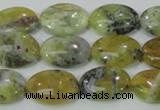 COP563 15.5 inches 13*18mm oval natural yellow & green opal beads