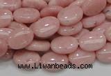 COP63 15.5 inches 10*14mm oval natural pink opal gemstone beads