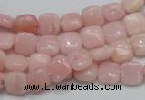 COP67 15.5 inches 8*8mm square natural pink opal gemstone beads