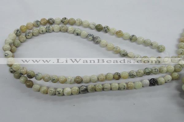 COP802 15.5 inches 8mm round natural African opal beads