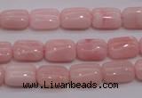 COP81 15.5 inches 8*12mm rectangle natural pink opal gemstone beads