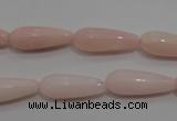 COP87 15.5 inches 8*20mm teardrop natural pink opal gemstone beads