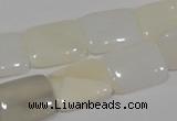 COP914 15.5 inches 13*18mm rectangle natural white opal gemstone beads