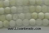 COP920 15.5 inches 4mm round white opal gemstone beads