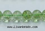 COQ02 16 inches 12mm round dyed olive quartz beads wholesale