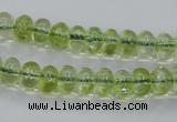 COQ20 16 inches 5*10mm rondelle dyed olive quartz beads wholesale