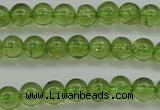 COQ202 15.5 inches 4mm - 5mm round natural olive quartz beads