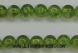 COQ203 15.5 inches 6mm - 7mm round natural olive quartz beads