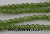 COQ52 15.5 inches 6mm round natural olive quartz beads wholesale