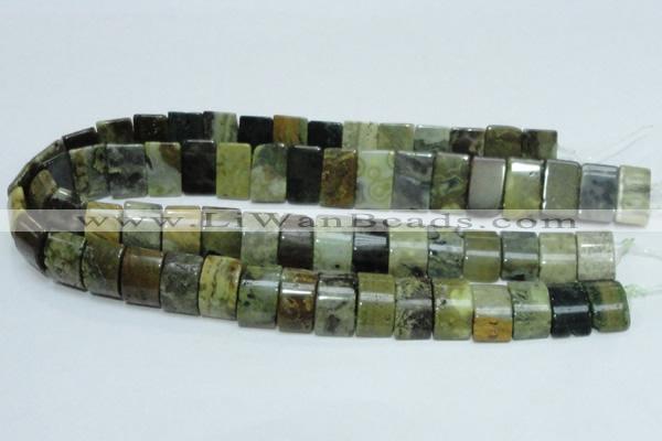 COS12 15.5 inches 12*20mm double drilled ocean stone beads wholesale