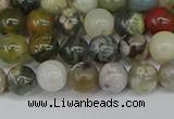 COS221 15.5 inches 6mm round ocean stone beads wholesale