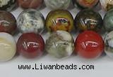 COS223 15.5 inches 10mm round ocean stone beads wholesale