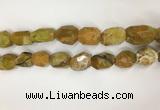 COS271 13*18mm - 15*20mm faceted nuggets ocean stone beads