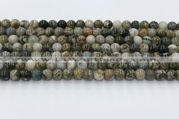 COS306 15.5 inches 6mm round ocean jasper beads wholesale